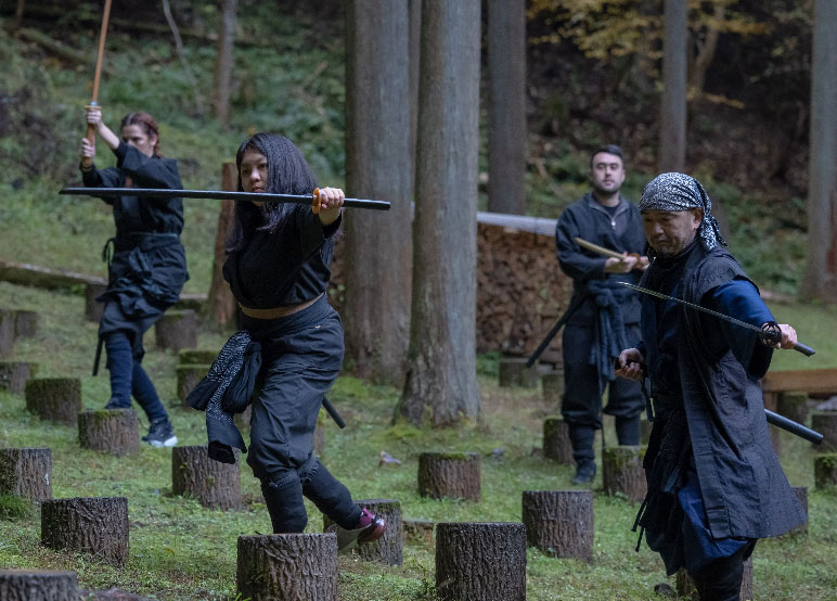 Ninja Training Experience in the City and Countryside of Tokyo